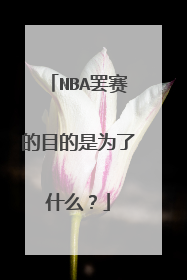 NBA罢赛的目的是为了什么？
