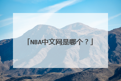 NBA中文网是哪个？