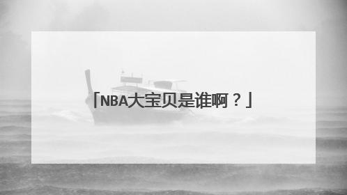 NBA大宝贝是谁啊？