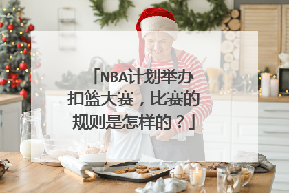 NBA计划举办扣篮大赛，比赛的规则是怎样的？