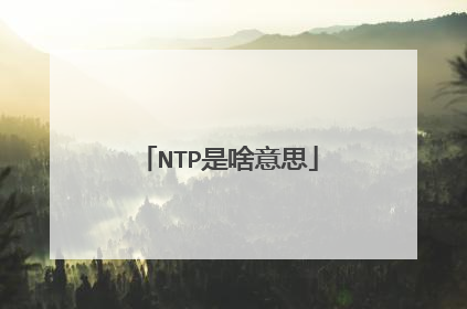 NTP是啥意思