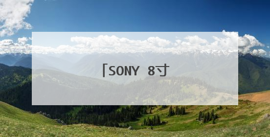 SONY 8寸笔记本电脑好吗