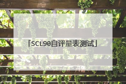 SCL90自评量表测试