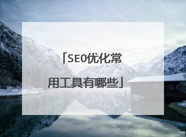 SEO优化常用工具有哪些