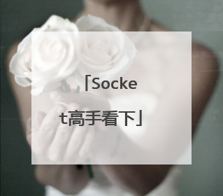 Socket高手看下