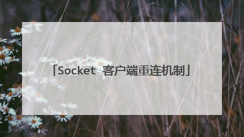 Socket 客户端重连机制