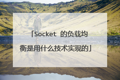Socket 的负载均衡是用什么技术实现的