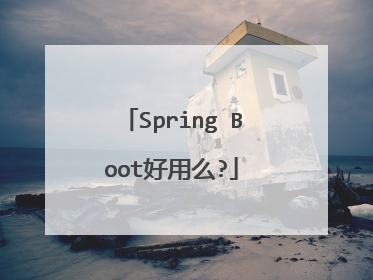 Spring Boot好用么?
