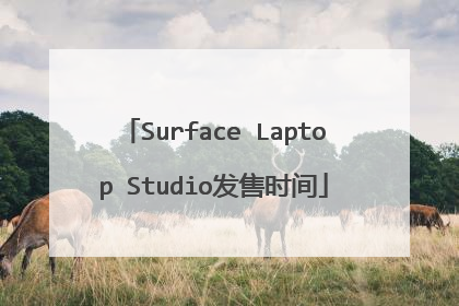 Surface Laptop Studio发售时间