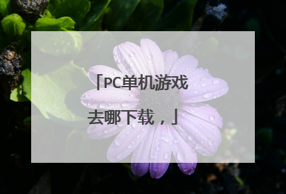 PC单机游戏去哪下载，