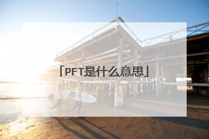 PFT是什么意思