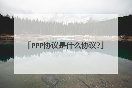PPP协议是什么协议?