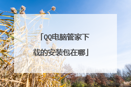 QQ电脑管家下载的安装包在哪