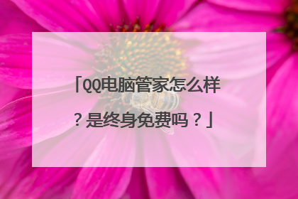 QQ电脑管家怎么样？是终身免费吗？