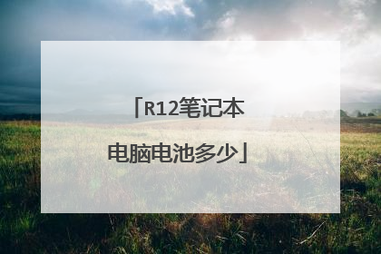 R12笔记本电脑电池多少