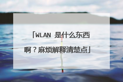 WLAN 是什么东西啊?麻烦解释清楚点