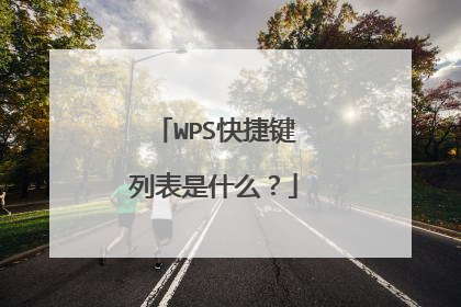WPS快捷键列表是什么?