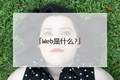 Web是什么?