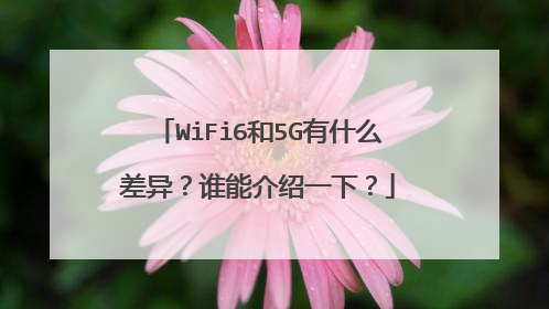WiFi6和5G有什么差异？谁能介绍一下？