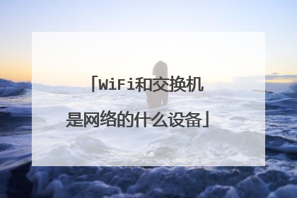 WiFi和交换机是网络的什么设备