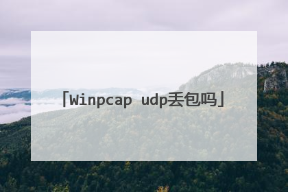 Winpcap udp丢包吗