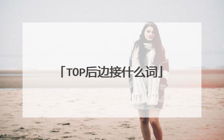 TOP后边接什么词