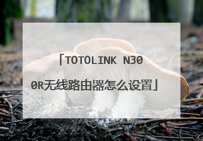 TOTOLINK N300R无线路由器怎么设置