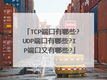 TCP端口有哪些?UDP端口有哪些?IP端口又有哪些?