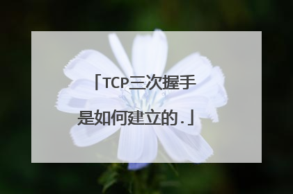 TCP三次握手是如何建立的.