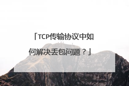 TCP传输协议中如何解决丢包问题?