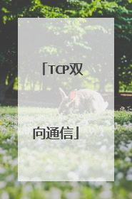 TCP双向通信