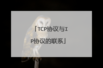TCP协议与IP协议的联系