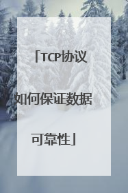 TCP协议如何保证数据可靠性