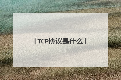 TCP协议是什么
