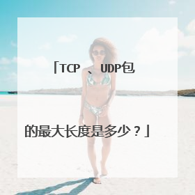 TCP 、UDP包的最大长度是多少？