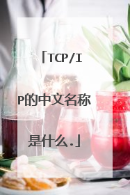 TCP/IP的中文名称是什么.