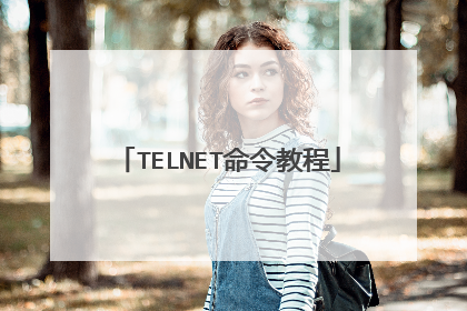 TELNET命令教程