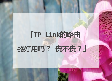TP-Link的路由器好用吗？ 贵不贵？
