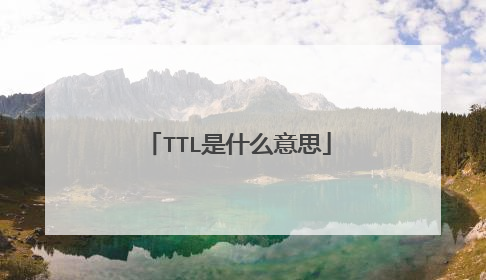 TTL是什么意思