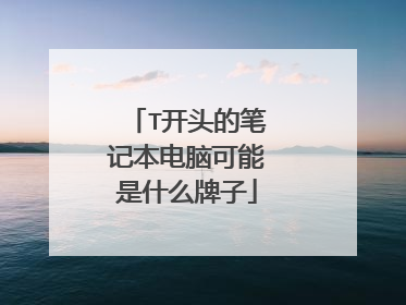 T开头的笔记本电脑可能是什么牌子