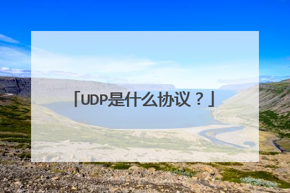 UDP是什么协议?