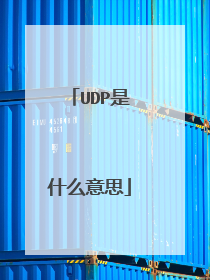 UDP是什么意思