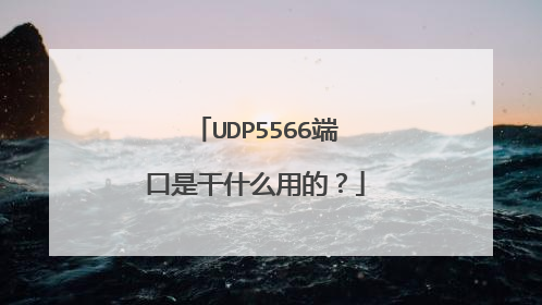 UDP5566端口是干什么用的？
