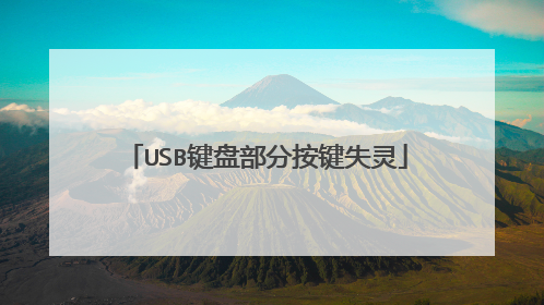 USB键盘部分按键失灵