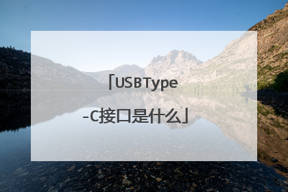 USBType-C接口是什么