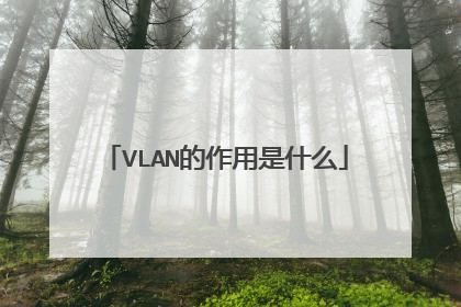 VLAN的作用是什么