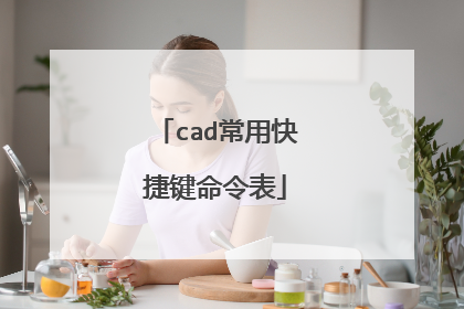 cad常用快捷键命令表