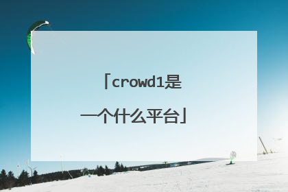 crowd1是一个什么平台