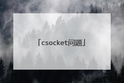 csocket问题