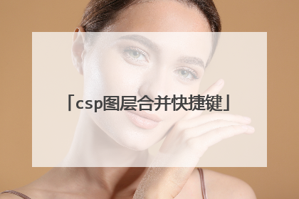 csp图层合并快捷键